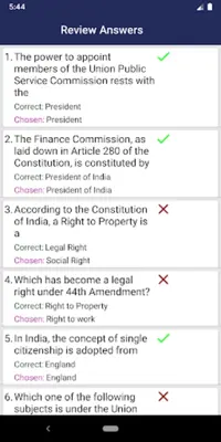 Indian Constitution Offline android App screenshot 2