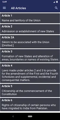 Indian Constitution Offline android App screenshot 6