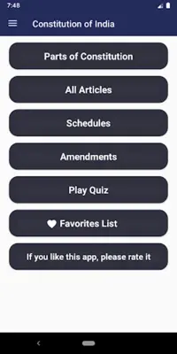 Indian Constitution Offline android App screenshot 7